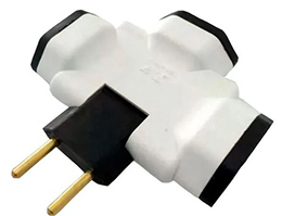 Adaptador Benjamin Articulado 3 Saídas 10a Nbr