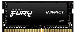 Memória Para Notebook DDR4 8gb 3200Mhz Kingston Fury Impact  Gamer