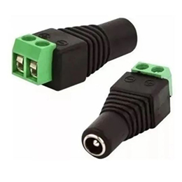Conector P4 Fêmea Borne Câmera CFTV