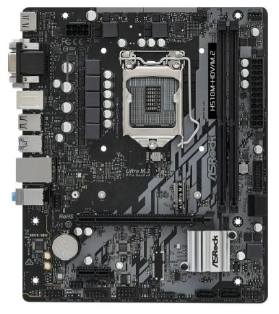 Placa Mãe Asrock H510m-hdv M.2 Geração 1011 Ddr4usb3.2 - Imagem 2
