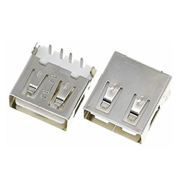 Conector USB Fêmea 90° Tipo A