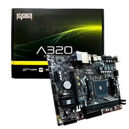 Placa Mãe A320 Am4 Amd Ryzen Lan 10100 32gb 6 Gbs Usb 3.0