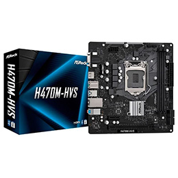 Placa Mãe Asrock H470m-hvs, Intel Lga 1200 Matx, 2xddr4