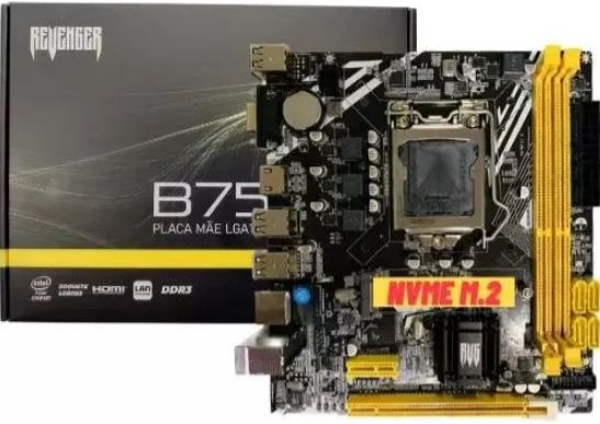 Placa Mãe Gamer LGA 1155 Revenger - Imagem 2