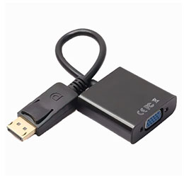 Adaptador Displayport x VGA Conversor Vídeo