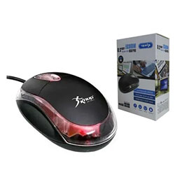 Mouse Com Fio Optico Usb Kp-m611 Mini Mouse Knup Preto