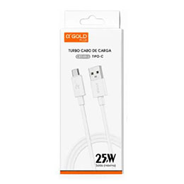 Cabo Usb Tipo C 25w Turbo